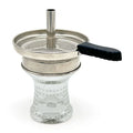 LOMINT Glass Hookah Head Crystal Bowl With Charcoal Holder Shisha Tobacco Screens Cachimba Accessories Large Handle LM-B151