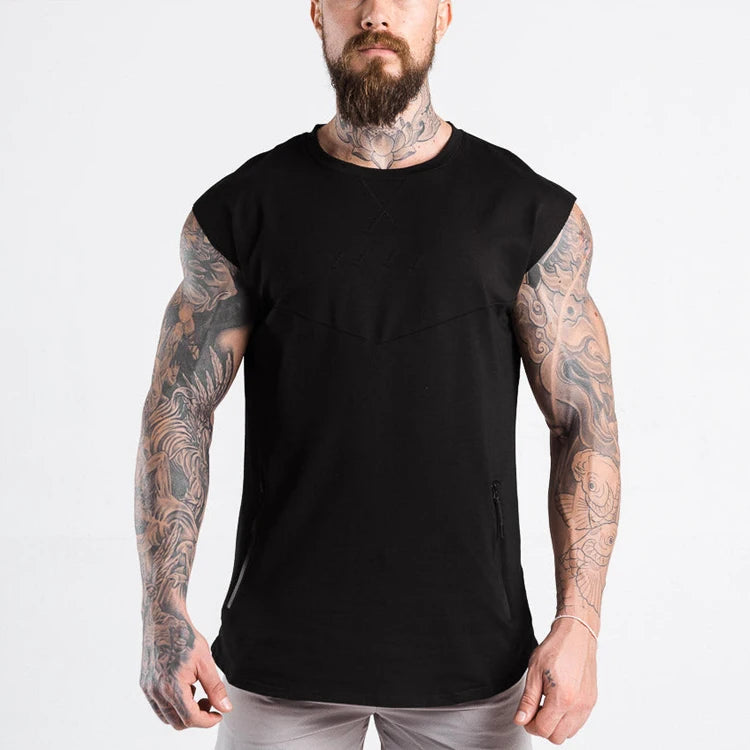 Custom Wholesale Mesh Athletic Wear Training Breathable Light Weight Work Out Tank Top for Men