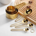 Online Top Seller Stainless Steel 9 Pieces Measuring Cup and Measuring Spoon Set