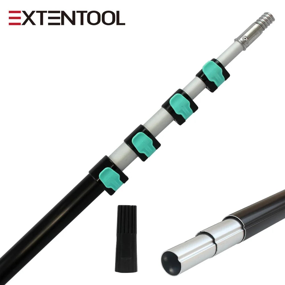 2023 Strong Fiberglass Telescopic Cleaning Pole by for Extentool Aluminum Paint with Extension Attachments