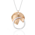 Hot Trendy Customized  Long Snake Chain Irregular Gold Disc Silver Circle Charm Sweater Necklace