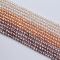 Natural 5-6mm White Pink Purple Freshwater Pearl Beads Strands for Jewelry & Jewelry Making