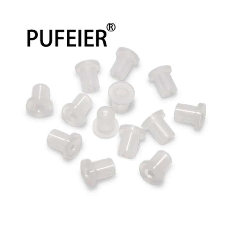 CISS Accessories Hollow Rubber Stopper White Transparent Ink Rubber Plug O Ring Cartridge Connector Inkjet CISS Rubber Parts