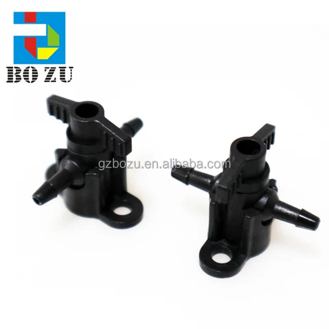 Printer Spare Parts Plastic 2-Way Valve Ink Control Valve with Base
