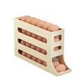 Egg Holders Dispenser for Home and Kitchen Organizer Accessories Automatic Rolling Egg Trays with 4 Tiers