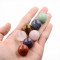 2CM Hot Sale Wholesale 20mm Natural Rock Polished Gemstone Beads Amethyst Jasper Stone Sphere Crystal Ball