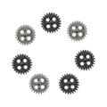 Yuetian ABS Plastic Parts Gear 24 Tooth MOC Assembly Toys DIY al Blocks 3648
