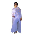 New Product Latest African Dress Styles Rhinestone African Clothing Women Luxury Suit African Kitenge Top Designs