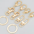 M817 GUFEATHER 10pcs/lot 18k Gold Plated Nickel Free Clasp Hooks for Necklace & Bracelet Making Pass REACH Bag Packaging
