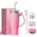 New 30oz 40oz Stainless Steel Tumbler With Handle and Straw Vacuum Reusable Travel Coffee Mug