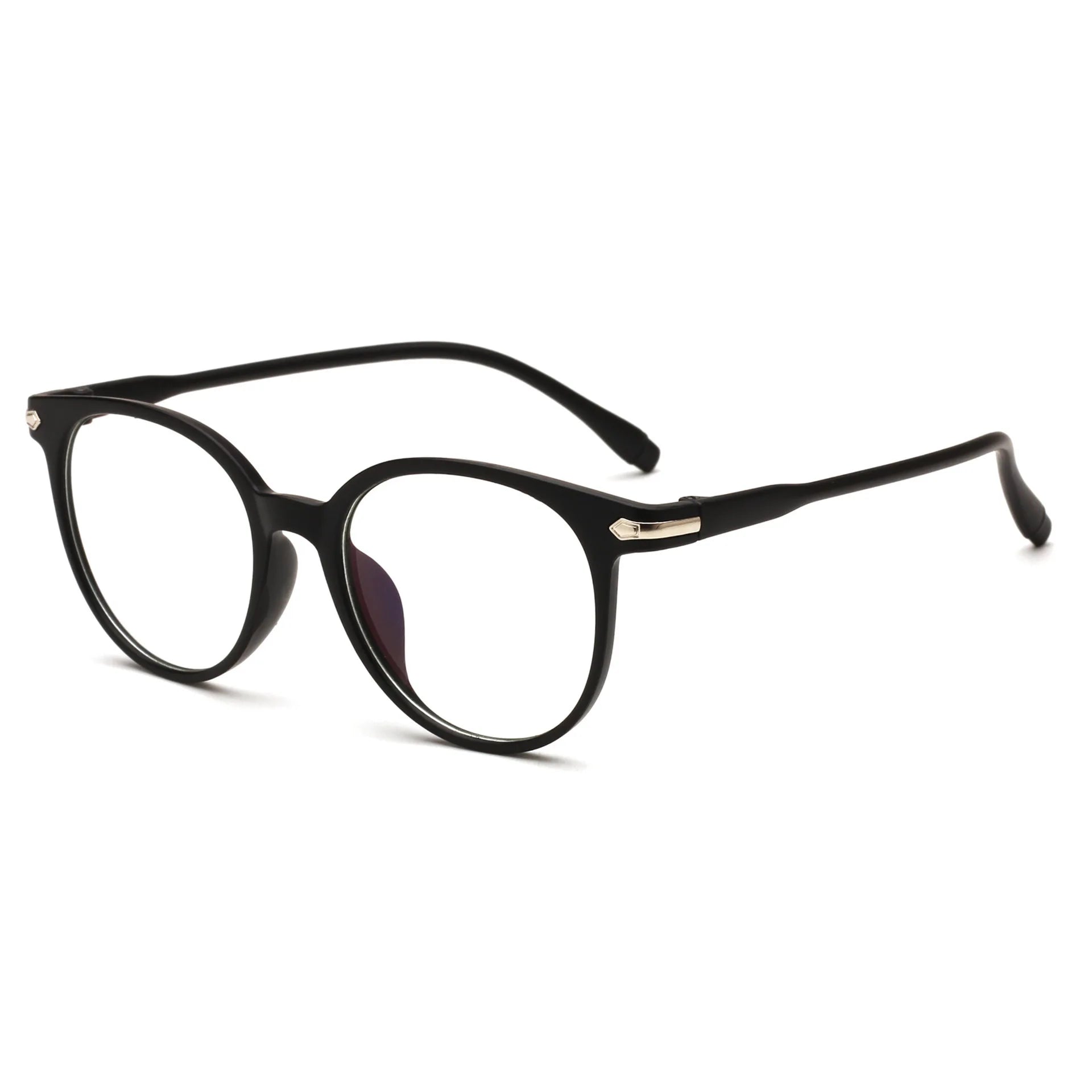 Finished -0.50 to -6.00 Vintage Round Optical Nearsighted Glasses Women Men Prescription Myopia Glasses