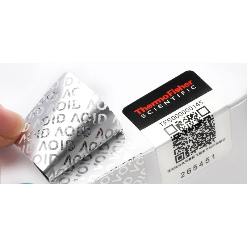 Customized Anti-counterfeit Box Sticker UV Ink PET Material Die Cut Shape Hologram Label for Mobile Phone Consumer Electronics