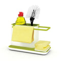 2021 Hot Sale 2-in-1 Hanging Rag Sponge Shelf Soap Organizer Plastic Sponge Holder Cloth for Bathroom or Kitchen