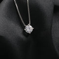 Fashion Jewelry Necklaces Zircon Pendant Jewelry Fashion Exquisite 925 Sterling Silver Necklace for Women
