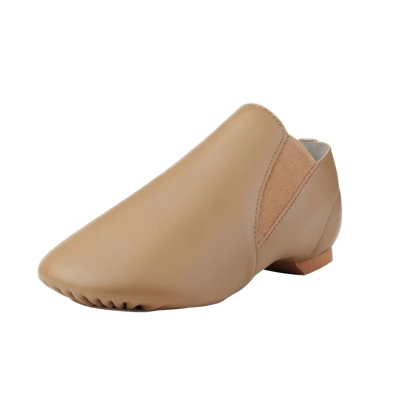 EU Dynadans Premium Leather Jazz Slip-on Jazz Shoes Leather Jazz Shoes for Women and Men Non-slip MegaBDM