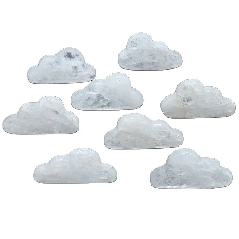 Clear Quartz Cloud Hand Carved Self Standing Crystal Crafts For Decoration Or Gift Incredibly Grounding and Supportive Stone