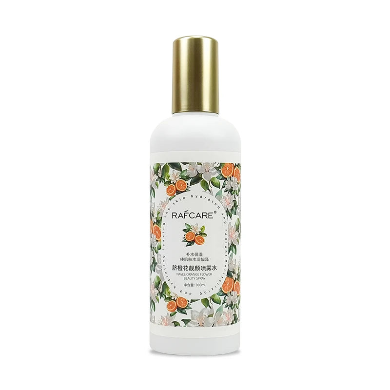 Custom Formula Organic Hyaluronic Acid Moisturizing Face Spray Paraben-free Nourishing Skin Revitalizer Lightening Mist Orange