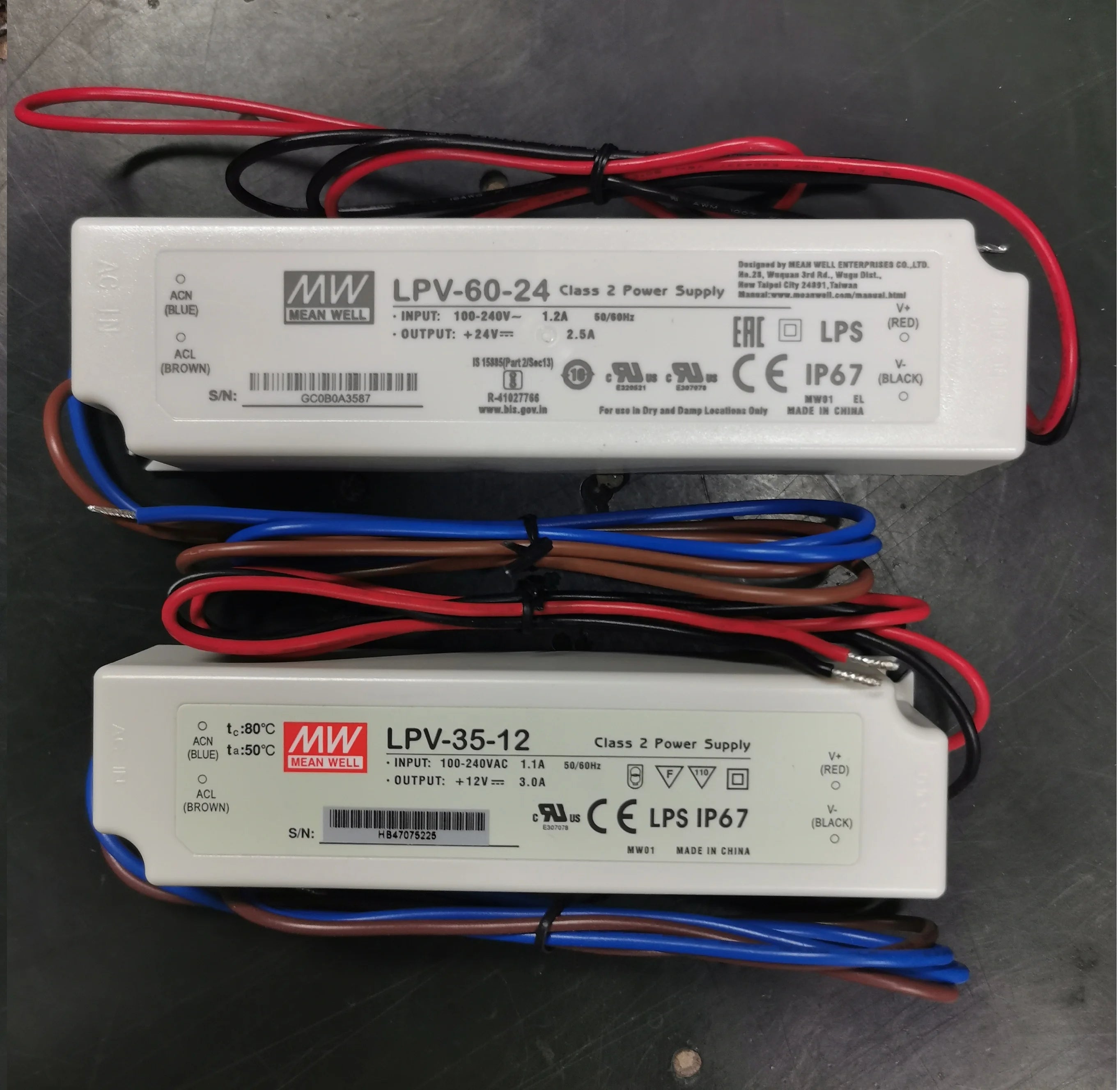 Wholesale Mean Well Power Supply Transformer 220v Ac to 24v Lighting Led Drivers 100w Waterproof Power Supplies