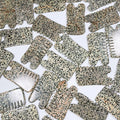 Hongzhuo Wholesale Natural Quartz Dalmatian Jasper Hair Head Comb Crystal Healing Stone for Wedding