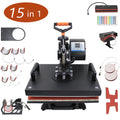 Easysub Combo Heat Sublimation Transfer Machine 12x15 Inch Maquina De Sublimacio  15 in 1 Heat Press Machines  for  t -shirt  1