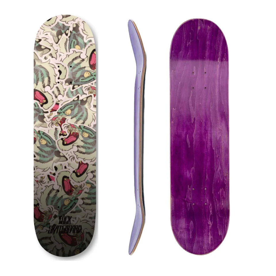 Tuck Brand Thermal Transfer Painting Wooden Skateboard Decks Pro Skateboard Decks