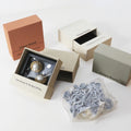 8.8*8.8*3cm New Design Unique Luxury Cardboard Jewelry Gift Necklace Drawer Box Creative Package Sliding Paper Box