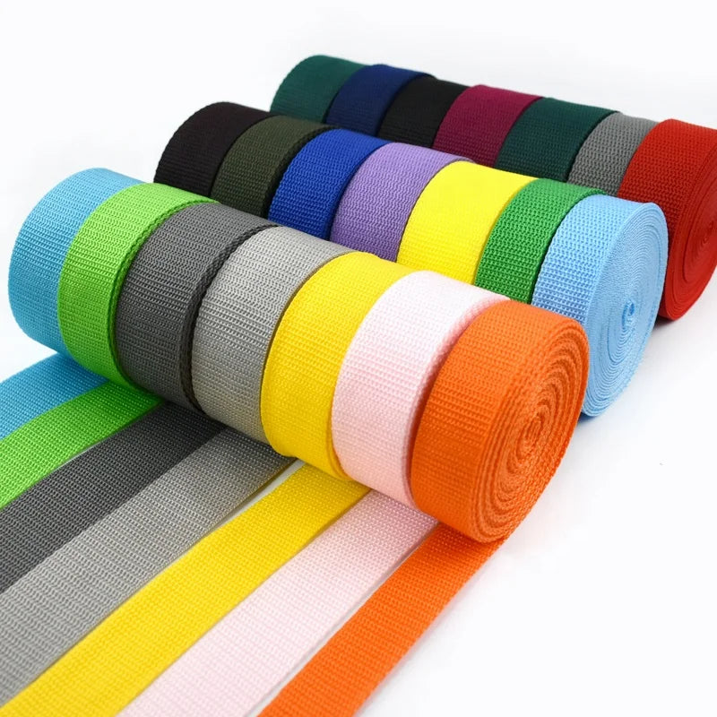 Meetee RD206 2/2.5/3.2/3.8/5cm Bag Accessories Suitable for All Kinds of Hand-carried Bags and Luggage PP Polypropylene Ribbon