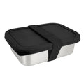 LIHONG Japanese Bento Box Set Metal Lunch Containers Microwave Safe Tiffin Bento Box 304 Stainless Steel Lunch Box with Bandage