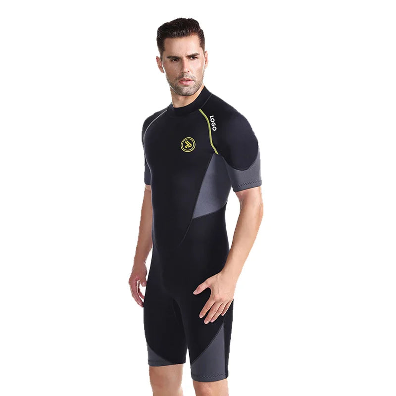 High 1.5 mm Wetsuit Mens Schwimmanzug Tech Diving Surf Suit Neoprene Sleeve De Plonge Go Pro Wetsuit Shorty