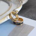 Chris April in Stock Fashion Jewelry 316L Stainless Steel PVD Gold Plated Totem Finger Ring for Women