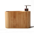 Bathroom Accessoriesbamboo Dispenser Luxury Bathroom Accessories Round Style