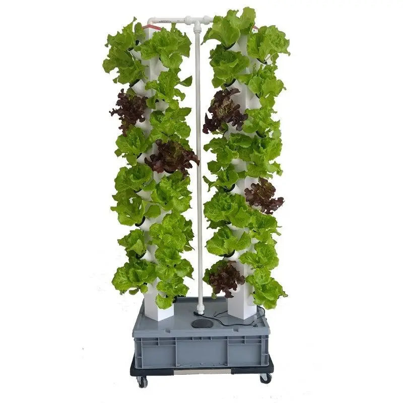 Indoor Hydroponic Tower Garden Hydroponic Growing Vertical Airponic Tower with Lights Aquaponic Tower