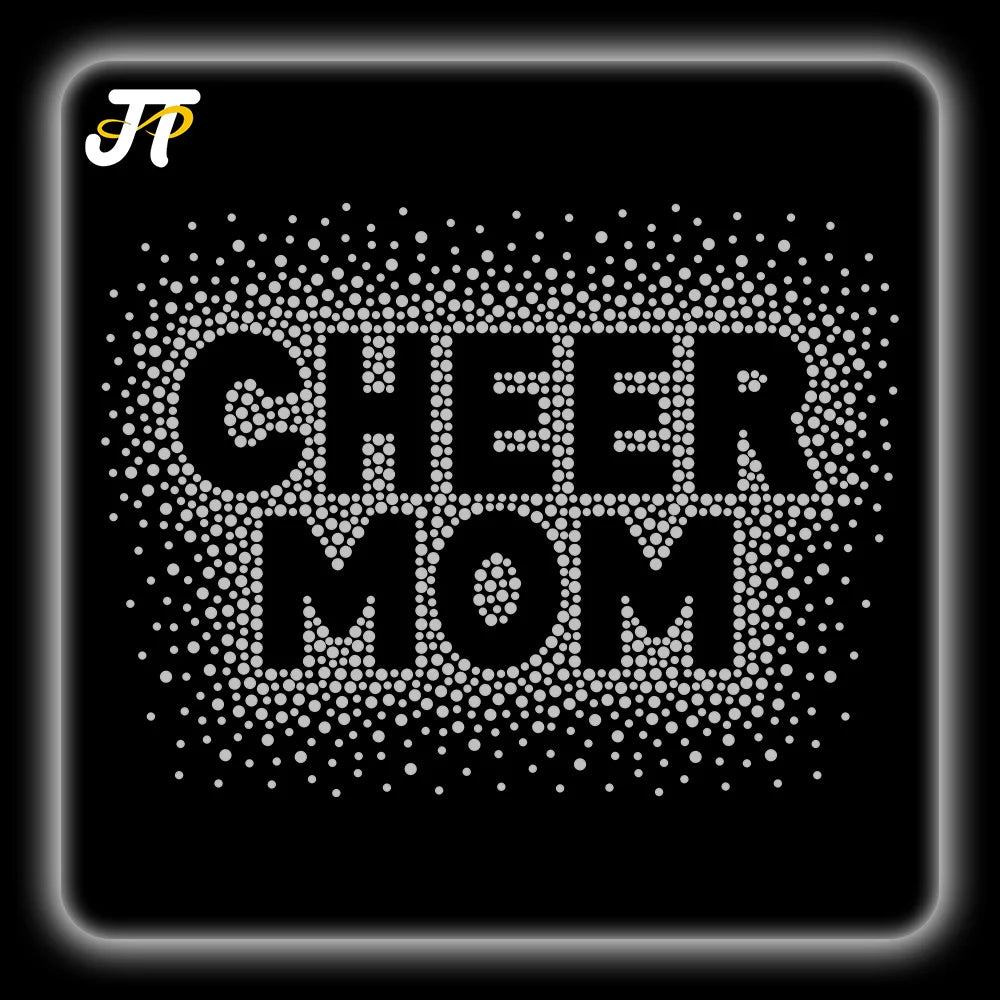 T&J Customizable Diamond-Shaped Iron-On Rhinestone Design Hotfix Heat Transfer for T-Shirts Tank Tops Made Durable Plastic