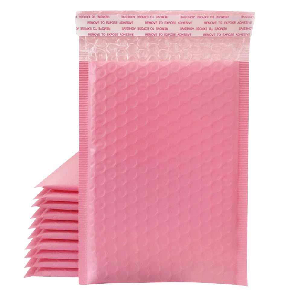 Wholesale Popular Design Water-proof Strong Self Adhesive 6x9 6x10 Hot Pink Poly Bubble Mailers