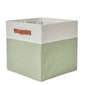 Factory Collapsible Fabric Storage Bins Boxes Cotton Linen with Custom Logo Rectangle Shape for Clothes and Toy Organizer
