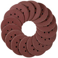 80pcs-set 16sets-carton 125mm Sanding Discs 40-400 Grit Sandpaper 8 Hole Disc Hook and Loop Round Orbital Sander Pads
