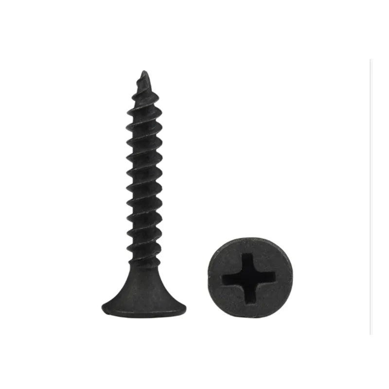 China Steel Coarse Thread Black Phosphate Drywall Screw
