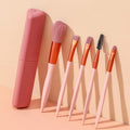 Best Seller Premium Nylon Hair Make up Brush Set 5PCS Professional Makeup Brushes Private Label Cosmetic Brush Set