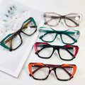 9034 New Fashion Luxury Eyeglasses Frames Female Cats Eye Vintage Popular Myopia Frame 2024