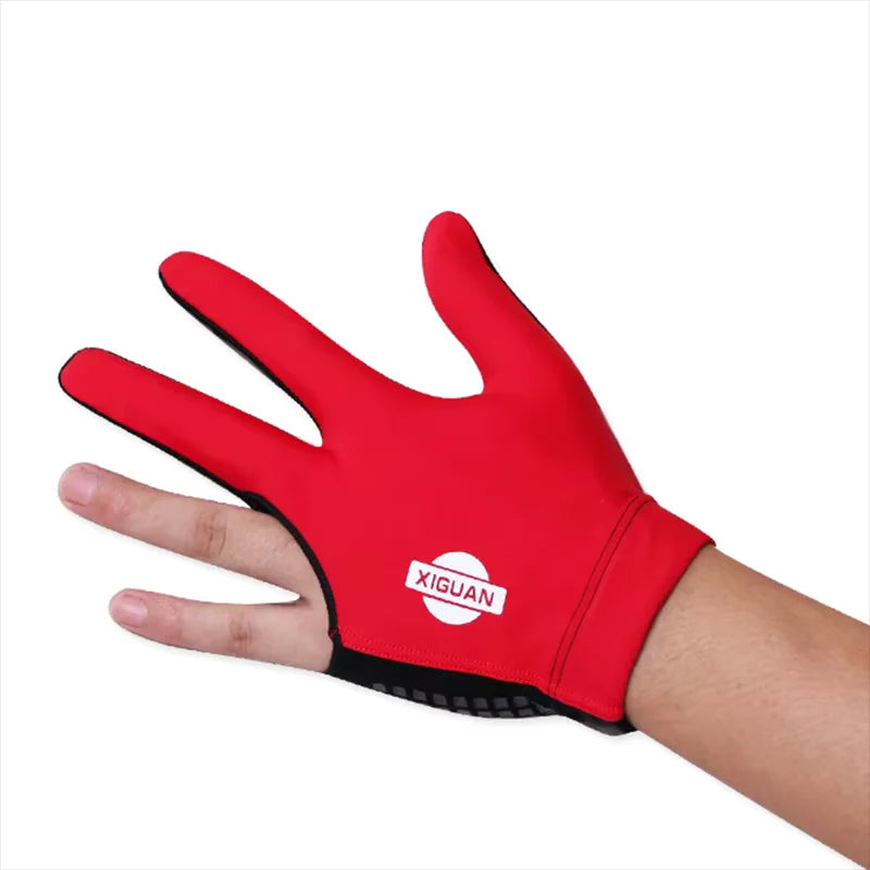 Professional High Quality Billiard Gloves 3 Fingers Pool Glove for Left/Right Hand
