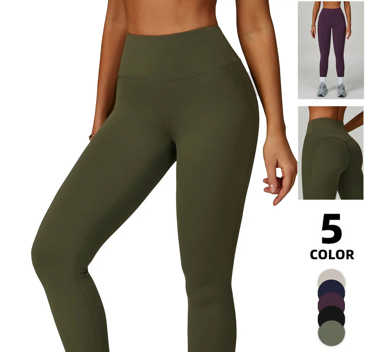 Top Selling Scrunch Butt Yoga Leggings High Quality Quick Dry Gym Active Peach up Leggings with Elastic Waist Compression Pants