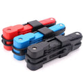 Universal Strong Alloy Steel 6 Joints Bike Anti Theft Foldable Chain Lock with 2 Keys Anti Theft