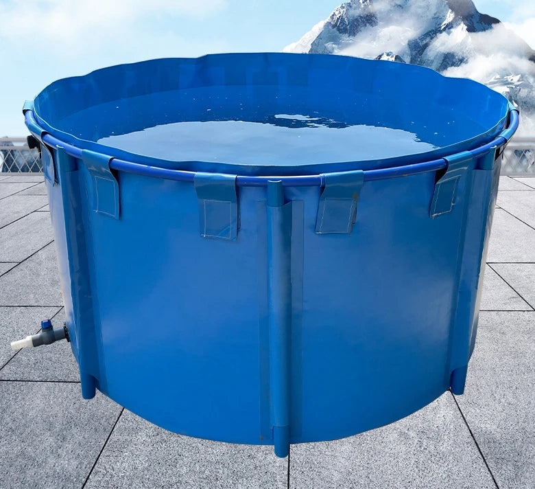 Customizable Outdoor Canvas Fish tank Foldable Tarpaulin Fish tank PVC Culture square Fish Pond