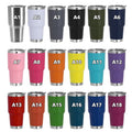 Custom logo Powder Coated 30 oz 30oz Double Wall Insulated Vacuum Blank Coffee Stainless Steel Travel Mug