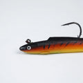 Selco Weighted Sinking Soft Bait Soft Lure with Jig Head and Built in Lead for Predator Fish