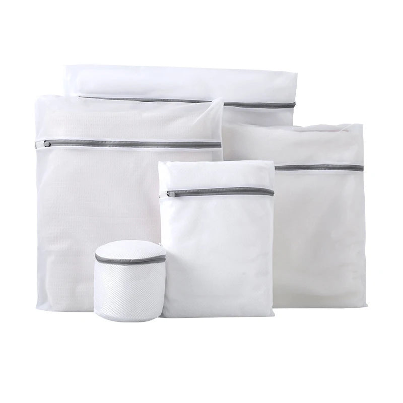 Premium Heavy Duty Fabric Zipper Laundry Bags Customizable Small Fine Washing Clothing Mesh Lead-Free for Bathroom Use