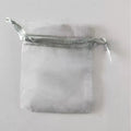 MU Sliver Color Mesh Organza Bag Jewelry Bag Pouch Drawstring Organza Gift Bags Gift Wedding Party