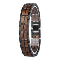 Exquisite Couples Bangle Engraving Logo Black Sandal Wood Bracelets for Men and Women