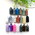 Mini Natural Clear Quartz Crystal Wand for Reiki Polished Small Crystal Towers for Decorate