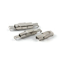 Stainless Steel Flat Leather Cord Clasps for Bracelet Metal End Clasps Necklace Connector Jewelry Making